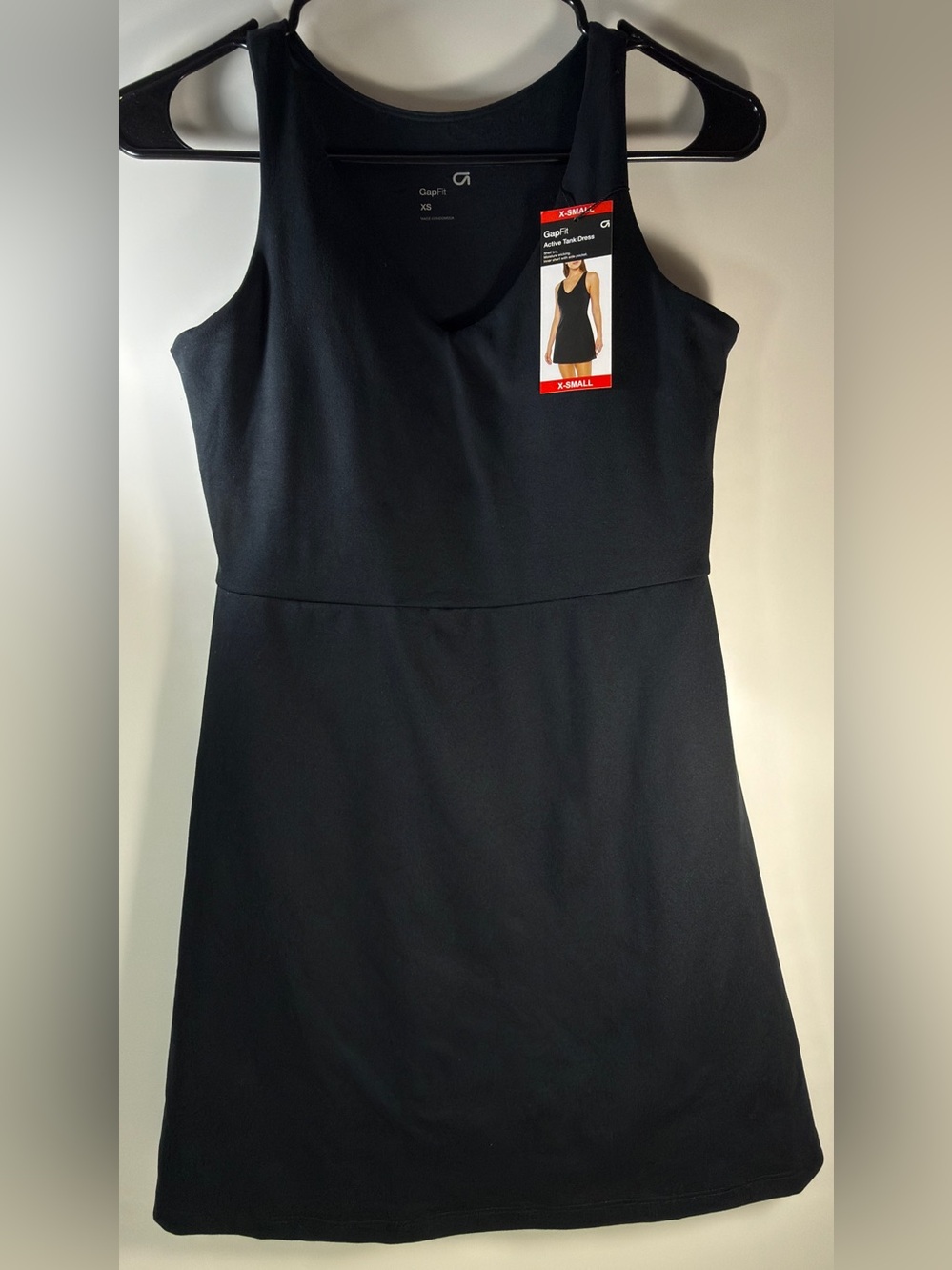 GapFit Black Active Tank Dress- size XS